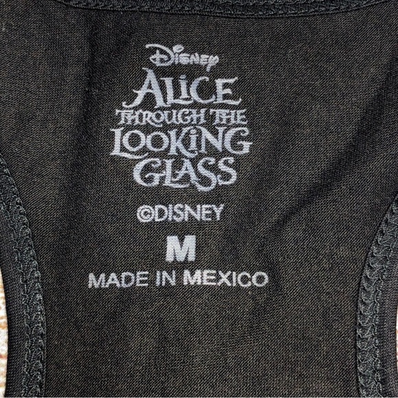 Disney Alice Through The Looking Glass Cheshire Cat Tank Top Gray Size M - Picture 2 of 8